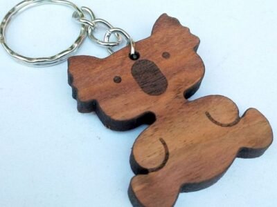 Keychain - Laser Cut Teddy Bear