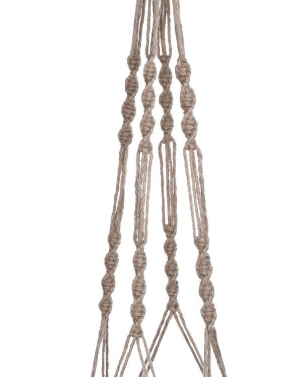 "Jute Macramé: Handmade for One Planter" - Image 4
