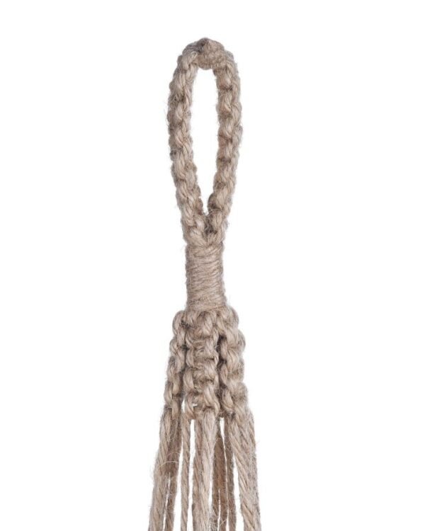 "Jute Macramé: Handmade for One Planter" - Image 5