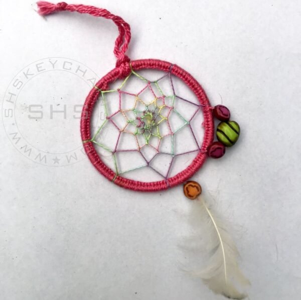 Handmade Miniature Dream Catchers- 5 cm Ring - Image 6