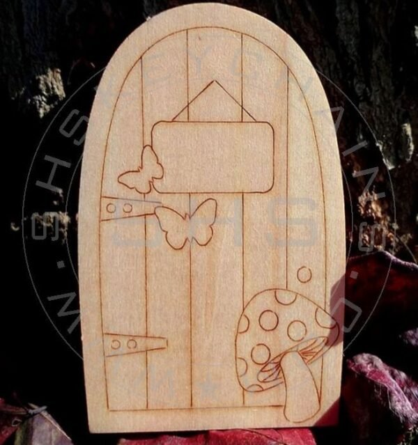 Pack of Ten Laser Cut Miniature Fairy Doors