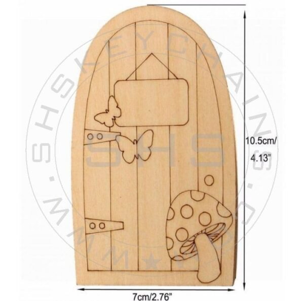 Pack of Ten Laser Cut Miniature Fairy Doors - Image 5