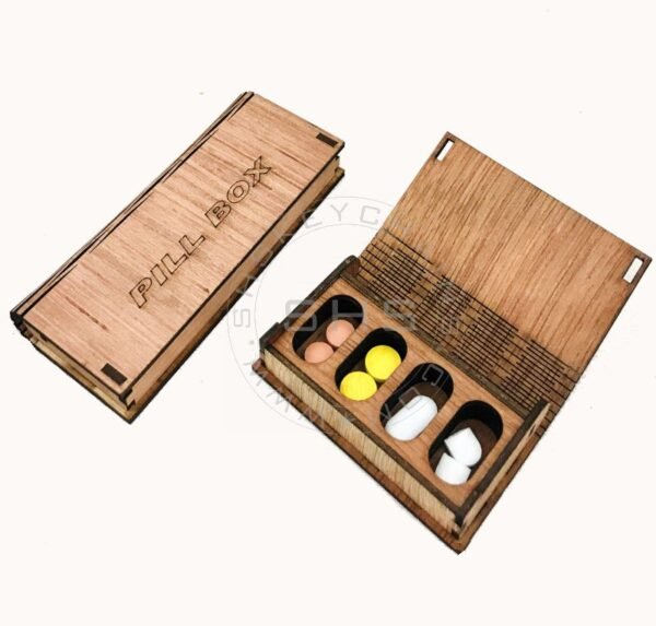 Laser Cut Promotional Pill Box