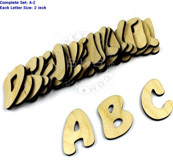 Stylish Alphabet Set A-Z-Letter Size 2.5 inches