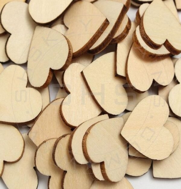 Laser Cut Hearts -1 inch- Pack of 50 - Image 2