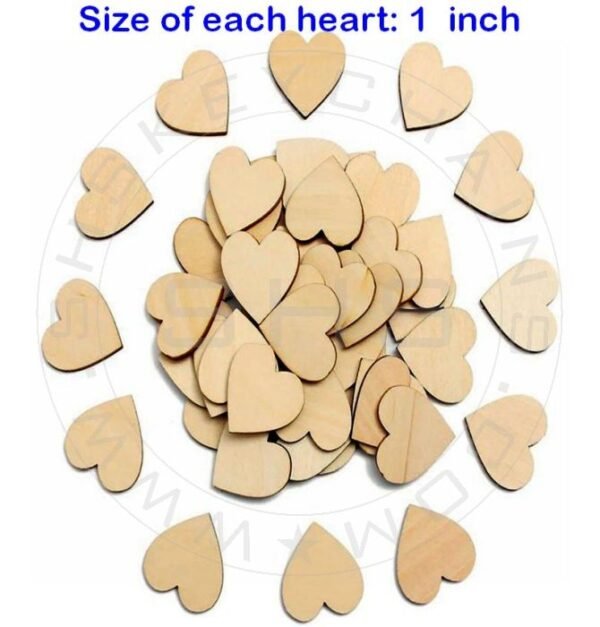 Laser Cut Hearts -1 inch- Pack of 50 - Image 4