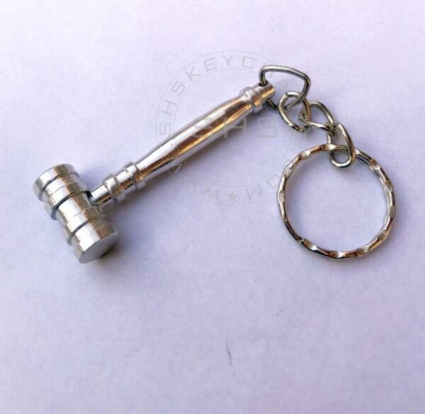 Miniature Aluminum Mallet Keychain - Image 3