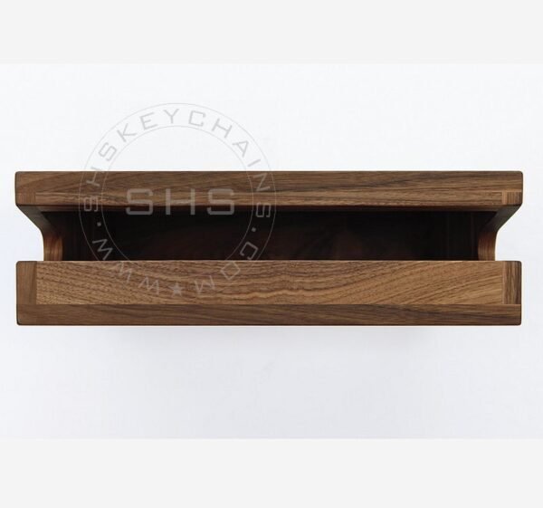 Acacia Wood Wall Mounted Bike Shelf - Image 6